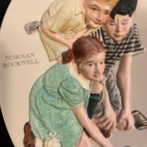 Norman Rockwell Hallmark Keepsakes Marbles‎ Champion Ornament Vintage 1997 - Picture 4 of 7